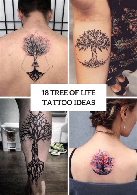 18 Tree Of Life Tattoos For Men And Women - Styleoholic