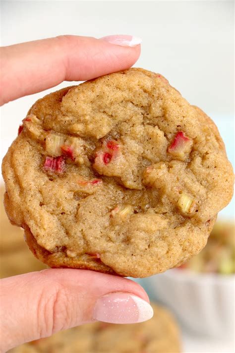 Rhubarb Cookies - Kitchen Divas | Rhubarb cookies, Rhubarb desserts, Delicious cookie recipes