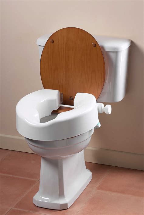 Raised Toilet Seat - Multi-Height - Without Lid - UK Standard (3-4") | eBay