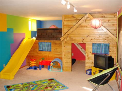 Indoor Playhouse With Slide - Foter