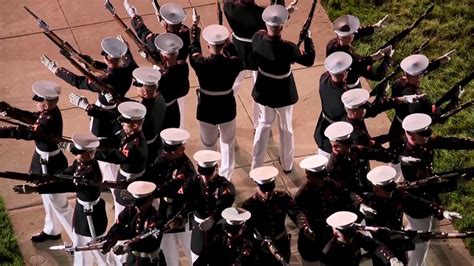 Marine Corps Silent Drill Team releases motivating Evening Parade video ...