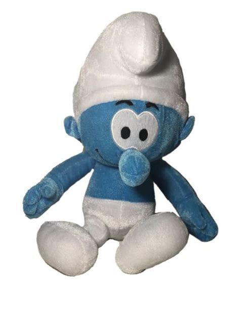 12" Smurf Plush By Nanco Stuffed Doll Blue toy NWT | eBay