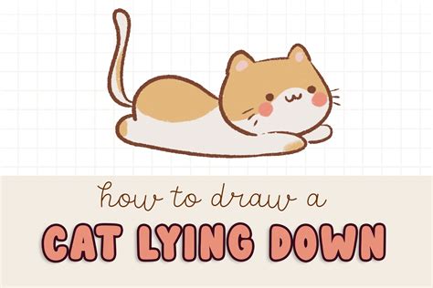 How to Draw a Cat Lying Down - Draw Cartoon Style!