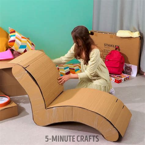 Cardboard Crafts Diy, Diy Cardboard Furniture, Paper Crafts Diy, Diy ...