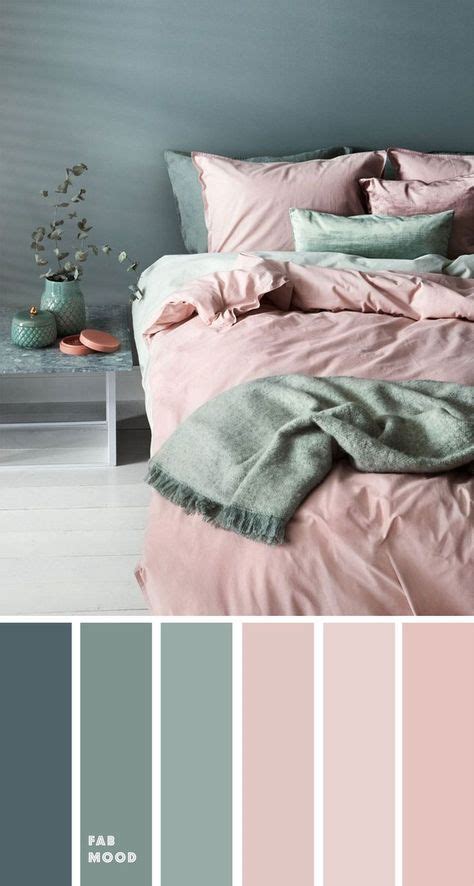 Green Sage and Mauve Pink Bedroom Color Palette | Bedroom colour palette, Beautiful bedroom ...