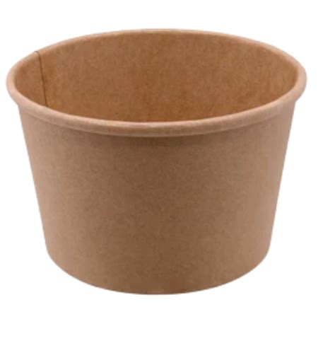 Plain Brown Craft Paper Food Lid Container, For Packaging, 550 ml at Rs 6.89/piece in New Delhi