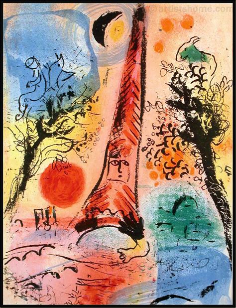 Marc Chagall Paris Fantastique Original Colour Lithog - vrogue.co