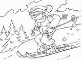 Skiing Coloring Pages  Home sketch template
