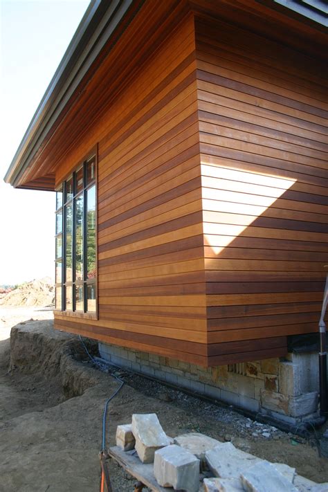 Cedar siding - for the bump, I like these colors Clear vertical grain cedar siding | Ranch Home ...