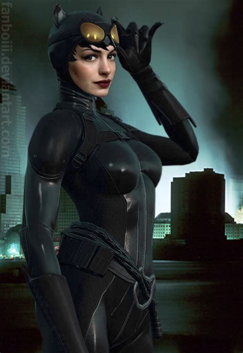 Anne Hathaway as Catwoman by fanboiii on DeviantArt