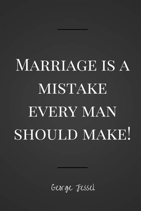 George Jessel's famous marriage quote. Wedding Business, Marriage ...