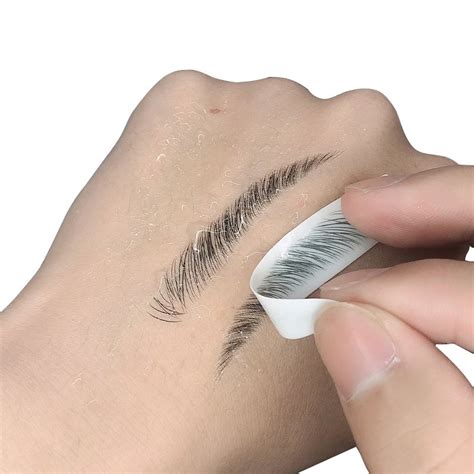 Magic 4D Hair-like Eyebrow , Tattoo Sticker False Eyebrows, 7 Day Long Lasting, Super Waterproof ...