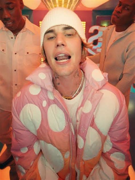 Justin Bieber Peaches Puffer Jacket