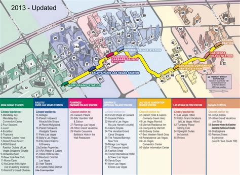 Las Vegas Strip Map 2016 Printable | Printable Maps