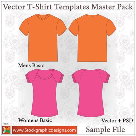 Vector T-shirt Templates by Stockgraphicdesigns on DeviantArt