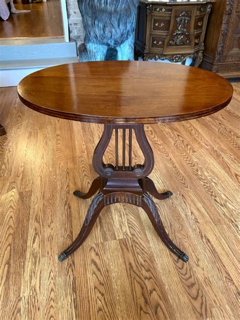 Harp End Table — Mazzocca Bros. Furniture & Antiques