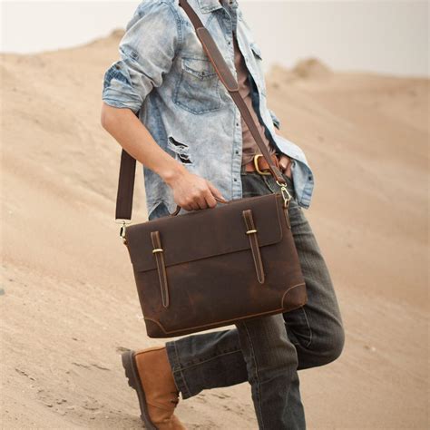 Men Laptop Bags Leather | semashow.com