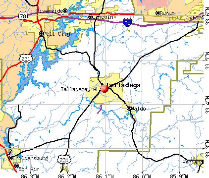 Talladega, Alabama (AL 35160) profile: population, maps, real estate ...