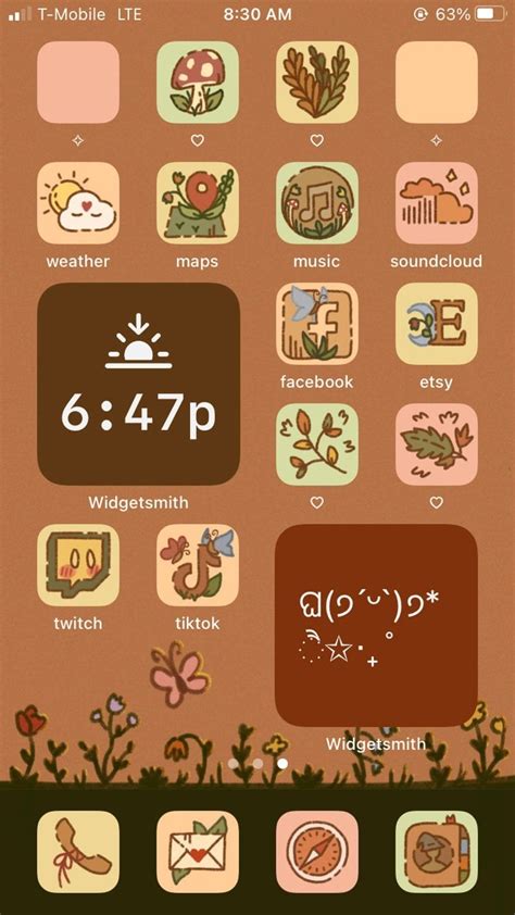 Orange App Icons Aesthetic Phone - img-broseph