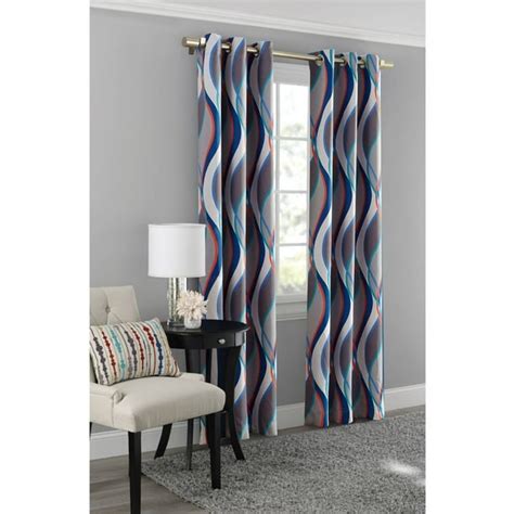 Mainstays Blackout Energy Efficient Grommet Single Curtain Panel ...