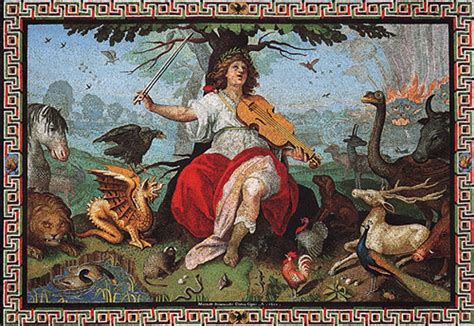 Viático de Vagamundo: Orfeu e a lira (Orpheus playing lyre)