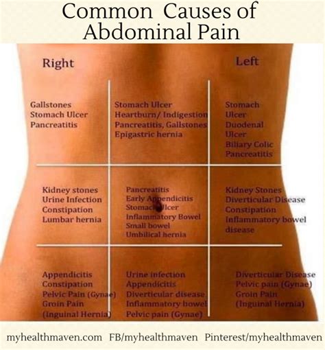 Common Causes of Abdominal Pain – My Health Maven