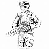 Call Of Duty Coloring Pages Ghost  XColoringscom sketch template