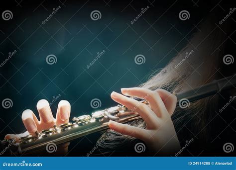 Orchestra Instruments Flute Stock Photo - Image of instrument, flautist ...