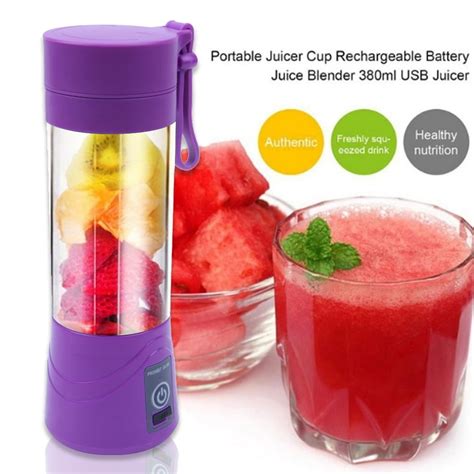 380ml USB rechargeable household small juicer portable mini juicer ...