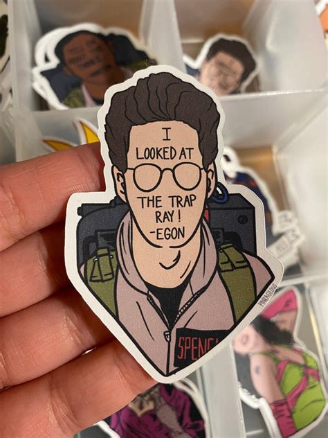 Egon Spengler Quote Die Cut Sticker Matte Stickers | Etsy