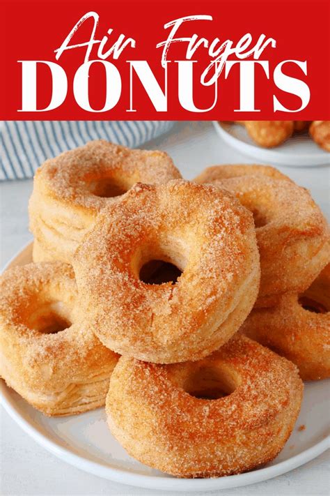 These Air Fryer Donuts are made with canned biscuits and coated with cinnamon sugar. It's a ...