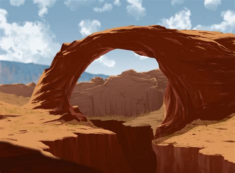 ArtStation - Desert rock