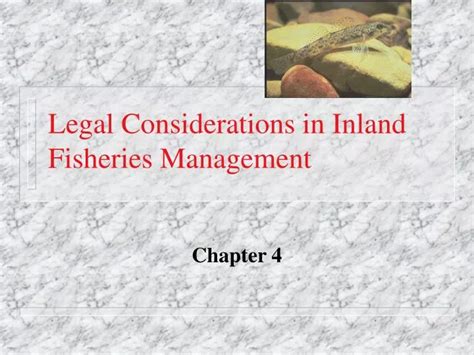 PPT - Legal Considerations in Inland Fisheries Management PowerPoint ...