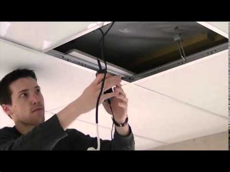 LED Panel light installation - YouTube