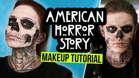 How To Do Tate Langdon Skull Makeup - Mugeek Vidalondon