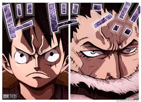 Luffy vs Katakuri by DEIVISCC on DeviantArt