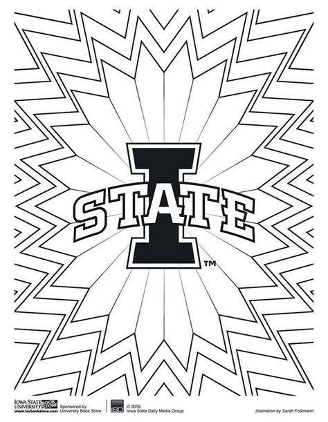 Iowa State Cyclones Coloring Pages Coloring Pages