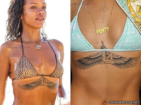 Rihanna's Tattoos & Meanings | Steal Her Style