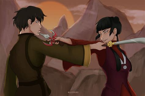 Another Maiko Art | Avatar the last airbender, Mai and zuko, Zuko