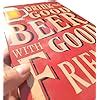 Amazon.com: Vintage Beer Decor Signs, 12 x 8 'Drink Good Beer with Good Friends' Bar Decor, Fun ...