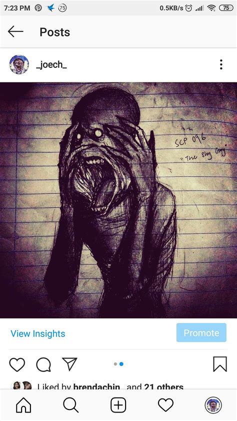 SCP 096 The Shy Guy | My drawings, People portraits, Up art