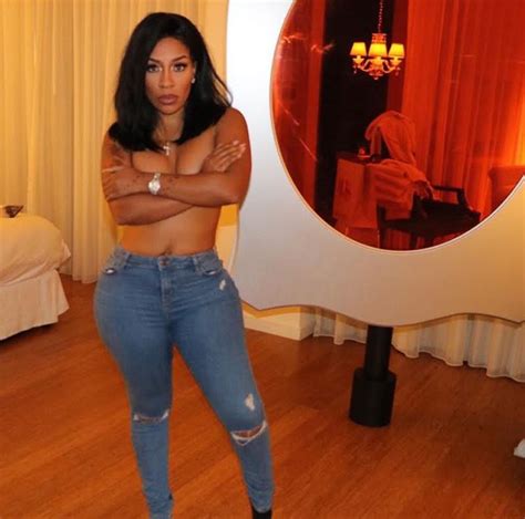 K. Michelle Goes Topless For National No Bra Day, Clapsback at Fan ...