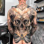 Full Back Big Skull Tattoo - Best Tattoo Ideas Gallery