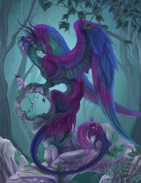 Fantasy Art. Purple Dragon. | Fantasy dragon, Beautiful dragon, Dragon art