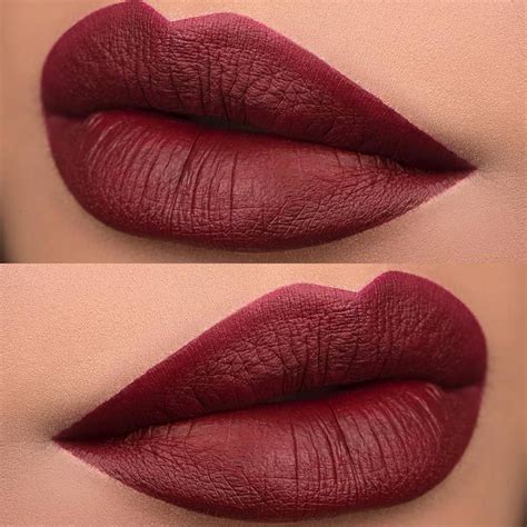 Best Maroon Matte Lipstick Shades to Look Stunningly Beautiful ★ See more: http://glaminati.com ...