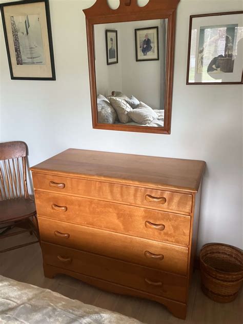 Value Of Maple Hardwood 4 Piece Baumritter Bedroom Set. | My Antique ...
