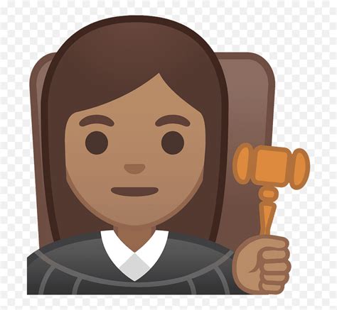 Woman Judge Emoji Clipart - Juiza Png,Mallet Emoji - Free Emoji PNG ...