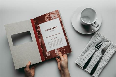 Menu - Tupelo Honey on Behance