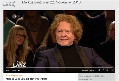 SIMPLY RED DVD Release, TV Interviews Markus Lanz und ARD Brisant - cmm ...