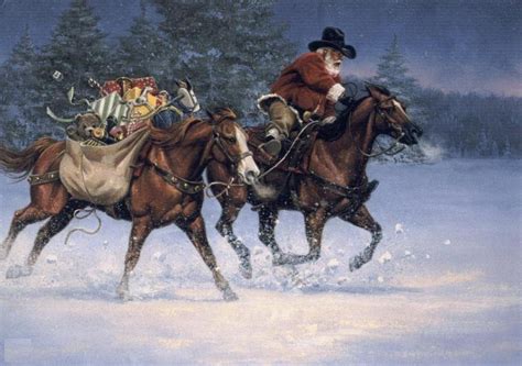 Free Christmas Cards: Cowboy Christmas Cards